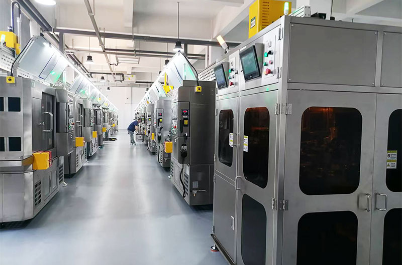Nová linka automatického spracovania, ktorá sa používa na zlepšenie úrovne inteligentnej výroby